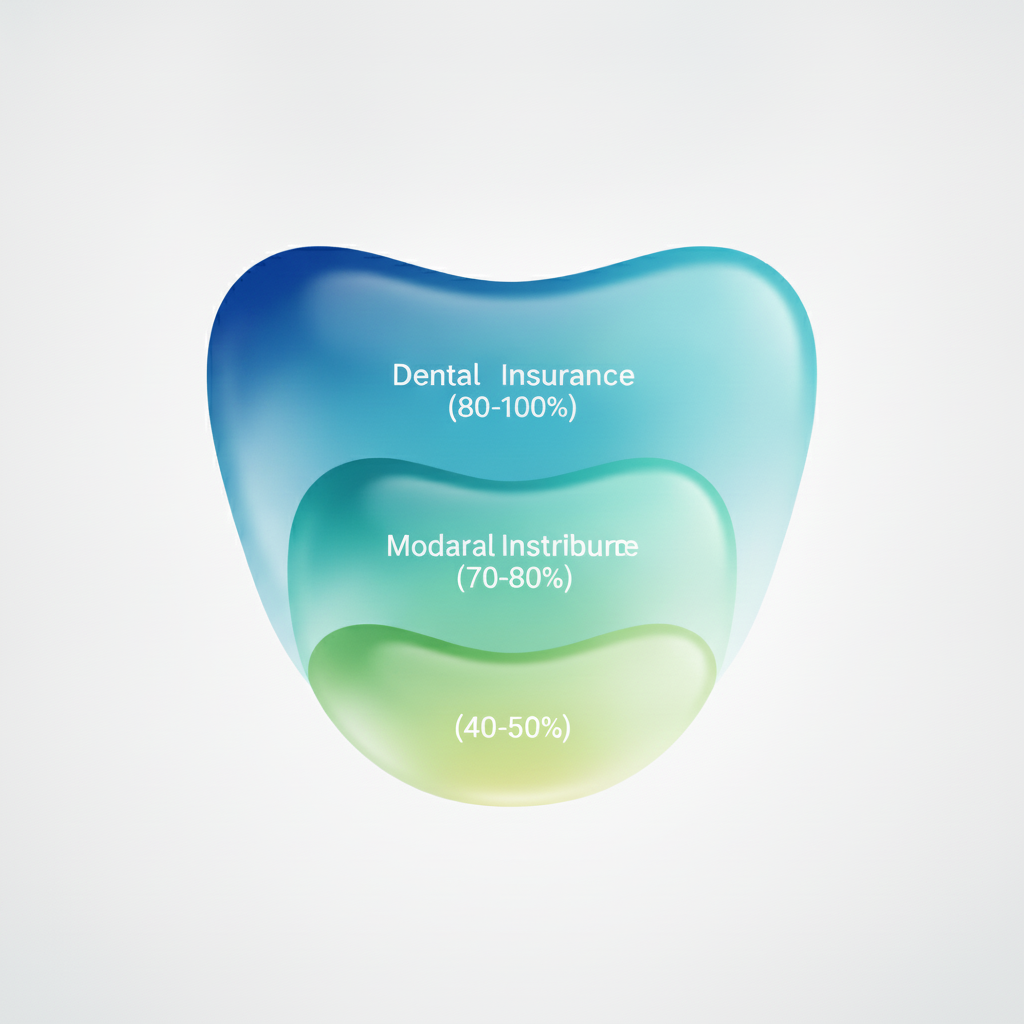 How Much Does Insurance Pay for Dental Work? Visualizing varied coverage for preventive, basic, and major procedures.