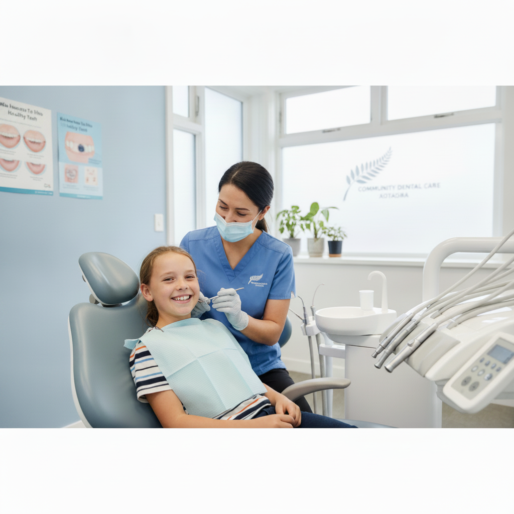 Public dental care for New Zealand children Public vs Private Dental Care NZ: Children in New Zealand receive free public dental services