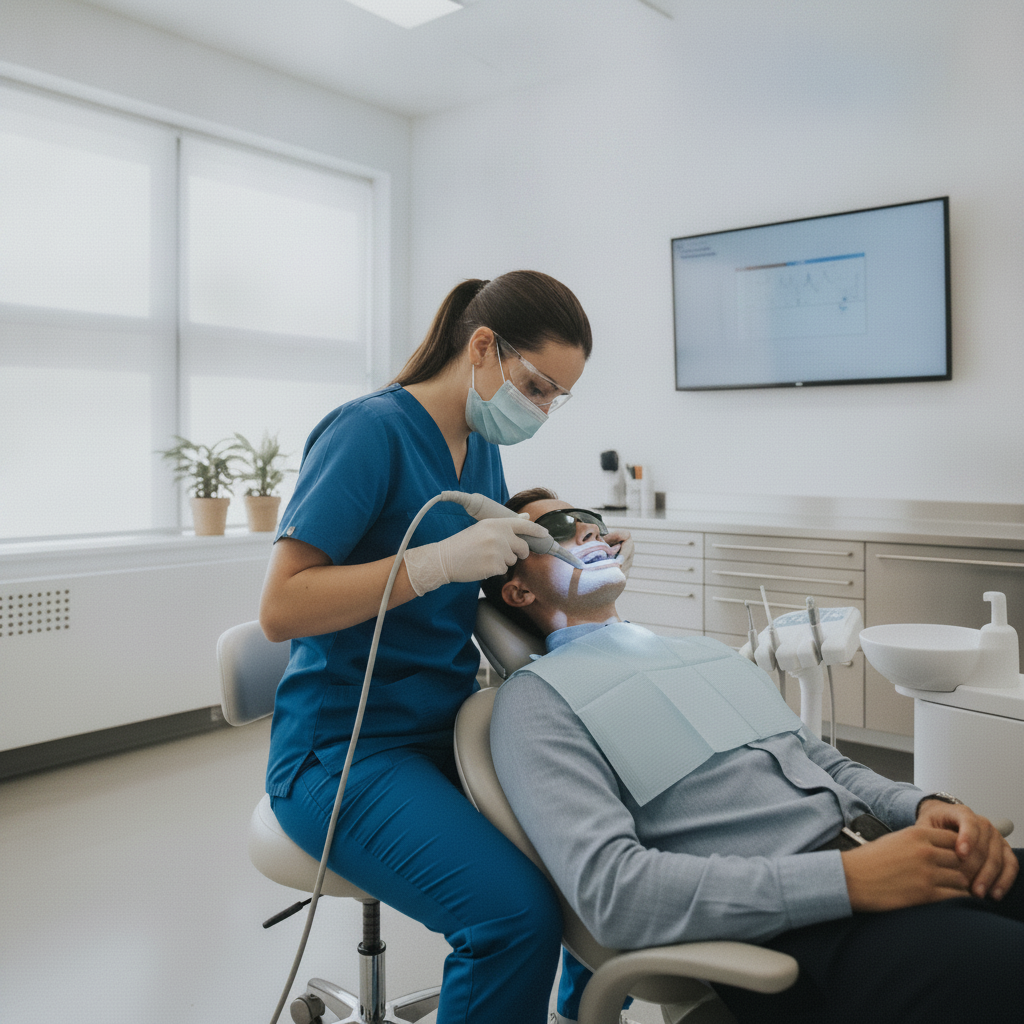 Teeth Whitening Wellington Cost for professional in-office treatment provides immediate, effective, and supervised results.